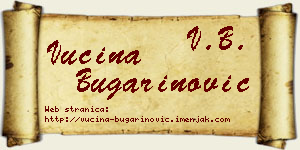 Vucina Bugarinović vizit kartica